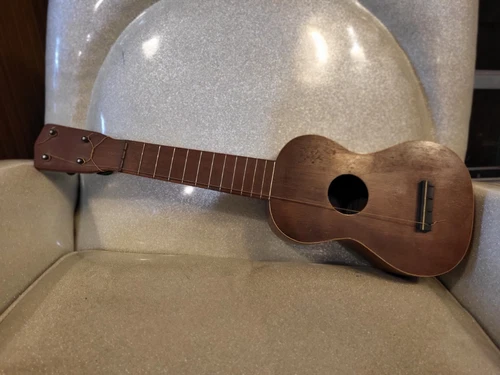 Early Rare Vintage SS Stewart Mahogany Soprano Ukulele 