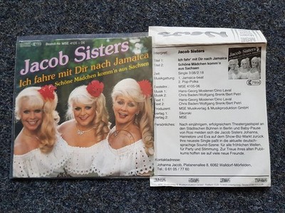Jacob Sisters - Ich fahre mit Dir nach Jamaica 7'' Single PROMO FACTS