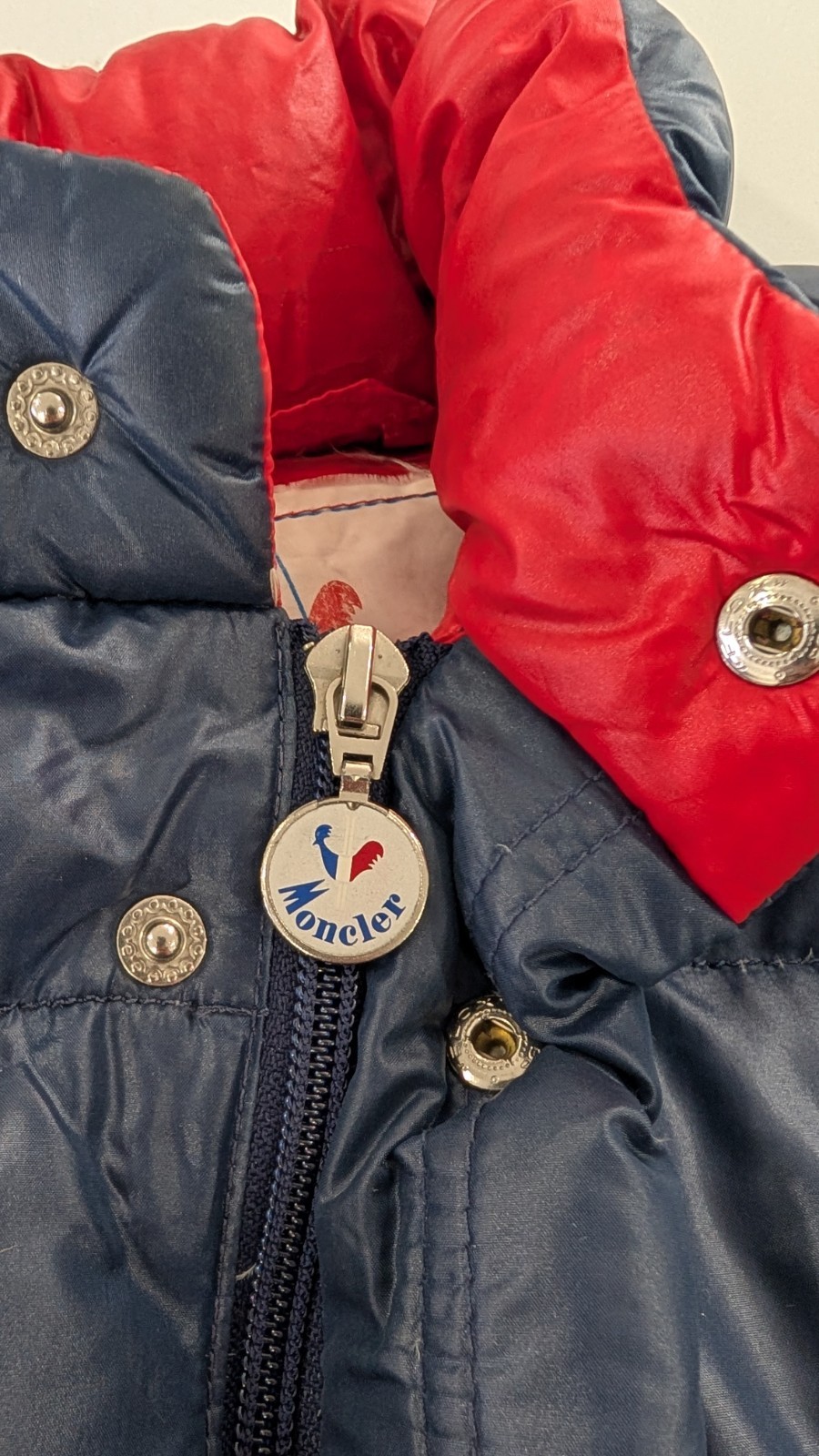 Authentic Vintage 90s Moncler Grenoble Chamonix Puffer Jacket Navy Blue Size S image 10