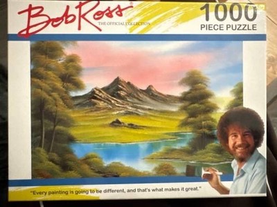 Bob Ross The Official Collection Puzzle 1000 Teile Landschaft Berge See
