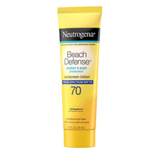 Neutrogena Beach Defense SPF 70 Sunscreen Lotion 1 oz Broad Spectrum Water Resis