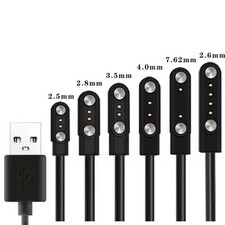 2-Pin Universal USB Data Charging Cable Magnetic Charger For Smart Watch 7.62mm