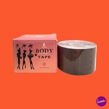 LETRATE Women's Body Tape Silicone Nipple Covers Kit, Coffee, 7M
