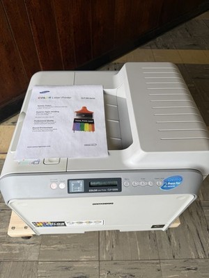 Samsung CLP-500N Color Laser Printer Open Box w/ Toner Tested Working