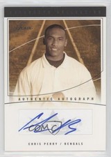 2004 Flair Auto Collection Silver 45/100 Chris Perry #AC-CP Auto s7f