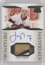 2021 Upper Deck The Cup Signature Materials 87/99 Josh Norris #SP-JN Auto 16i3