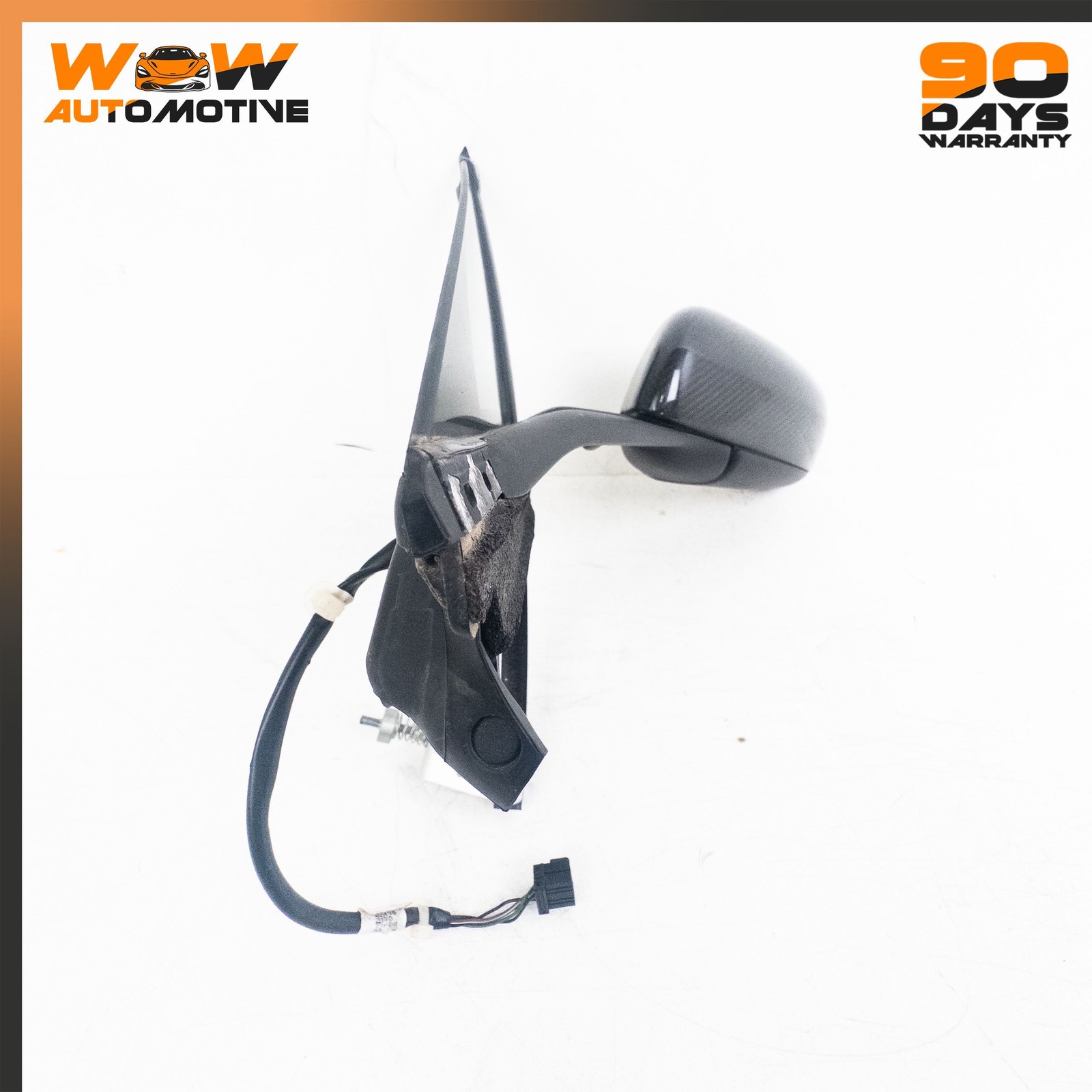 06-16 ASTON MARTIN V8 VANTAGE LEFT EXTERIOR REAR VIEW MIRROR WINDOW CARBON OEM