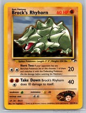 Brock's Rhyhorn (22) Rare Gym Heroes Unlimited 022/132 NM on eBay