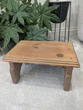Rustic Farmhouse Country Style Wooden Small Stool