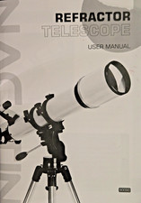 Nacatin Refractor Telescope 90mm Aperture 800mm Focal Length Complete Set