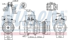 NISSENS 89289 Kompressor, Klimaanlage für HYUNDAI
