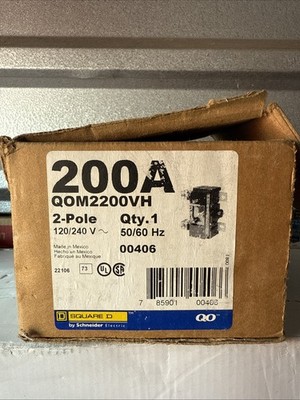 Square D QOM2200VH 2 Pole Circuit Breaker