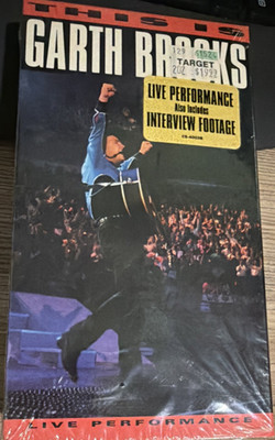 This Is Garth Brooks (1992) VHS NTSC Full Screen Interview Sony Music Video