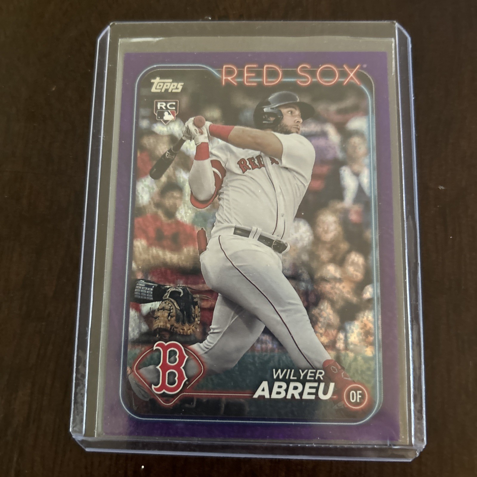 2024 Topps Series 2 - Wilyer Abreu #672 Purple Foil /799 (RC)
