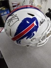 Jim Kelly Thurman Thomas Andre Reed Signed Bills Authentic Full Size Helmet