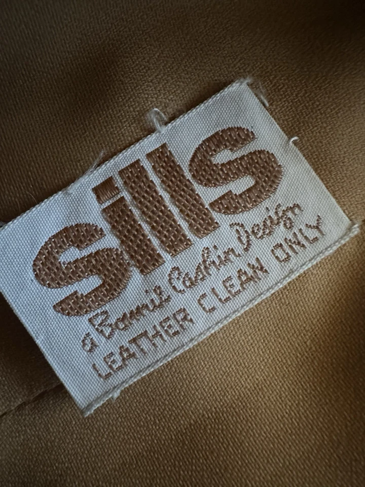 Chaqueta de gamuza Bonnie Cashin for Sills vintage años 70 camel mop bolsillos a presión Foto 4 de 4