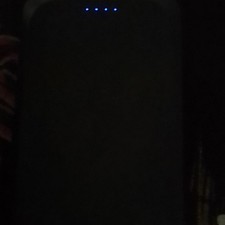Black Portable Power Bank Dual USB Ports LED Indicator Universal