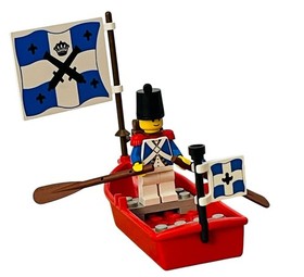 LEGO 6265 SABRE ISLAND 1989 PIRATE THEME OUTPOST FORT 2 MISSING 2 REPLACED *READ