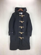 Margaret Howell Duffle Long Coat Size 2 Black Length 40.7 inches