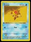 Pokemon Card - Staryu Base Set (Shadowless) 65/102 Common 1st Edition