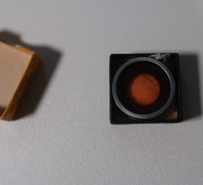 Kodak Series V 20.5 mm . Slip-On Lens Adapter Ring Orange / Pink filter Made USA