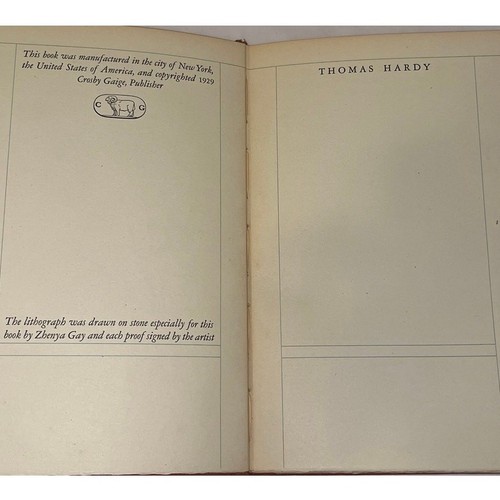 Vintage THOMAS HARDY H. M. Tomlinson, illustrated by Zhenya Gay 1929 - Picture 5 of 7
