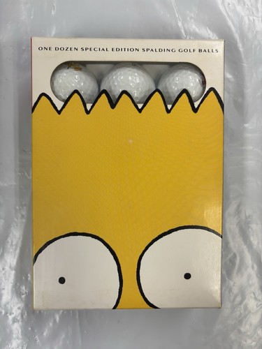 Vintage Rare Sealed 12 Pack The Simpsons Spalding Golf Balls 1992 Special HTF - Picture 8 of 13