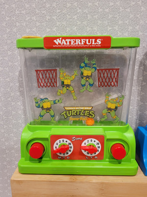Vintage Tomy Waterfuls Teenage Mutant Ninja Turtles Tic Tac Toe