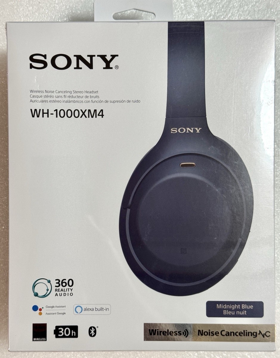 SONY WH-1000XM4 ミッドナイトブルー ケース付 数量限定】ワイヤレスヘッドホン『WH-1000XM4』限定色