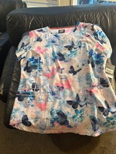 Dickies new w tags ladies scrubs L Dynamix Butterfly art Studio wardrobe sale