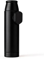 iSnuff Metal Bottle Spice Storage Dispenser Black