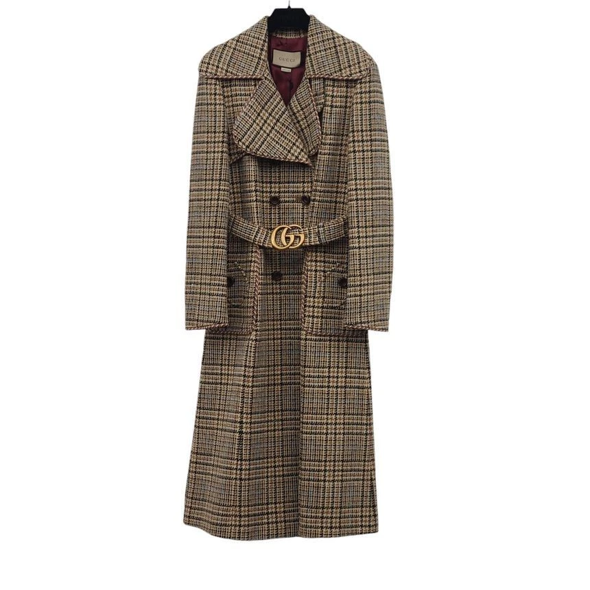 Manteau à carreaux Gucci GG 643302 38 115750514
