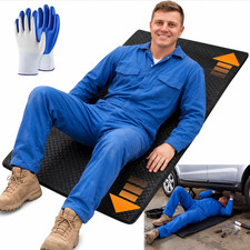 Creeper Rolling Mat, 60" X 28" Portable Car Repair Mat, Foldable Mechanics Mat