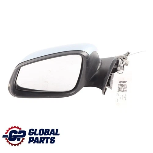 BMW F20 Wing Mirror Heated Auto Dip Door Left N/S Liquid Blue Metallic - B40