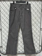 Vintage 70's Levi's Grey Corduroy Pants Size 30x31