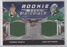 2020 Upper Deck Rookie Dual Materials Thomas Harley Jake Oettinger #RDM-OH 0c3
