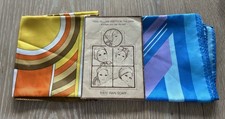 Set of 2 VTG 70'S Totes Rain Scarves with Styling Guide