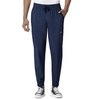 WONDERWINK 7-pocket cargo Jogger Men's Scrub Pants 5655-LARGE -Navy blue