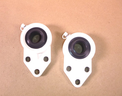 1'' Inch 3 Bolt Flange Size 205 Sanitary All Plastic Mounted Bearing (Lot of 2)