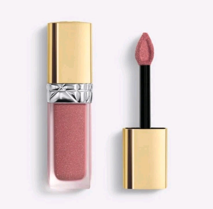 Dior Forever Liquid Sequin Glitter Lipstick 323 Dazzle Limited Edition NWOB-image