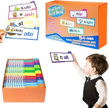 Read and Rhyme Flip Books, Word Family Build Book, ABC Vocabulary Flashcards,...