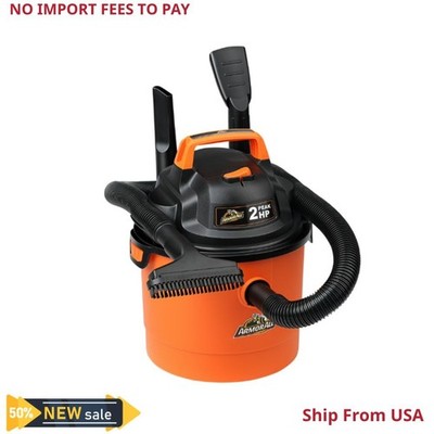 Armor All 2.5 Gallon 2 Peak HP Wet Dry Vacuum,VOM205P 0901 New