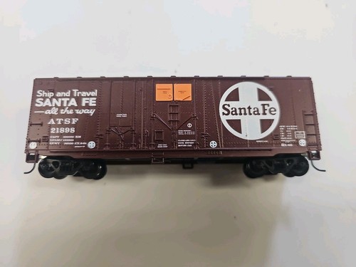 Coche de caja de grano Athearn HO 2094 Santa Fe 40' 40 ft #21898 construido con Kadee's  | Condition: Used