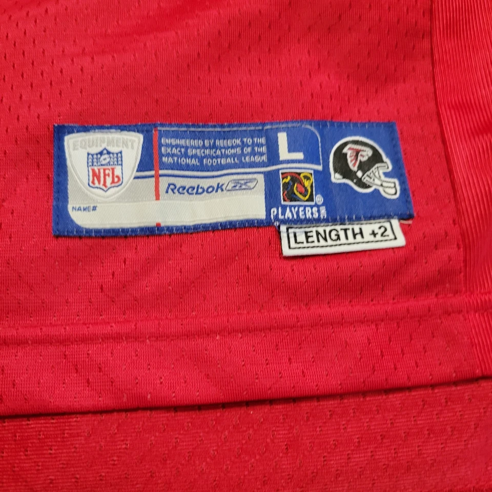 Camiseta Reebok Atlanta Falcons Michael Vick NFL tamanho grande juvenil - Imagem 4 de 4