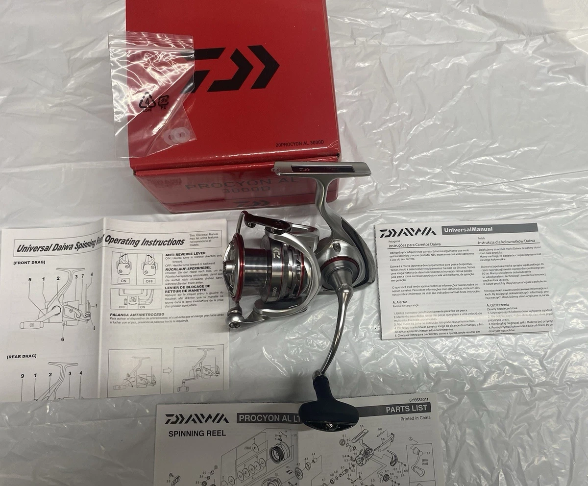 DAIWA Procyon Travel 2,70m 15-50g Canne de Voyage 4-teilig à
