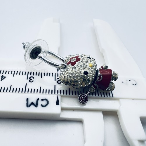 Pendientes de aro de cristal Swarovski Hello Kitty Lollipop Sanrio con caja - Imagen 15 de 15