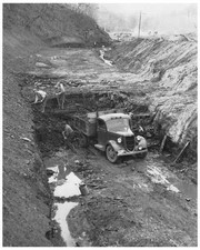 1936 Ford Truck Press Photo 0509 - New Straitsville Mine Fire 1936 Ford Truck Press Photo 0509 - New Straitsville Mine Fire