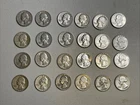 Lot of 24 - 90% Silver 1940-1964 Washington Quarters - Some BU (see photos)