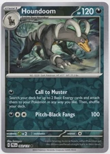 Houndoom - 063/131 - NM - Common Reverse Holo - Prismatic Evolutions - Pokemon