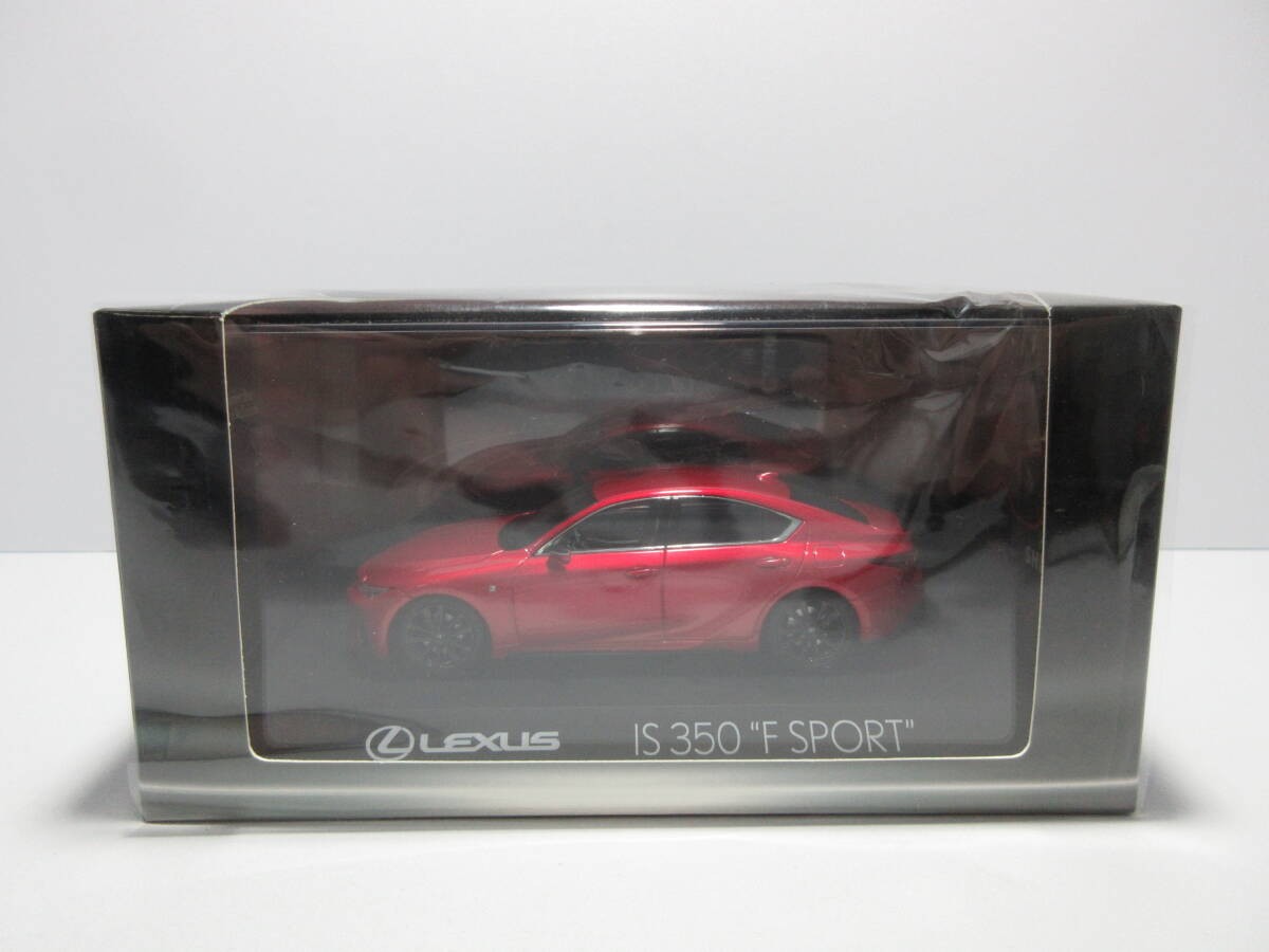 1/43 Lexus IS350 F SPORT Red Dealer Kyosho Model Car Diecast Japan